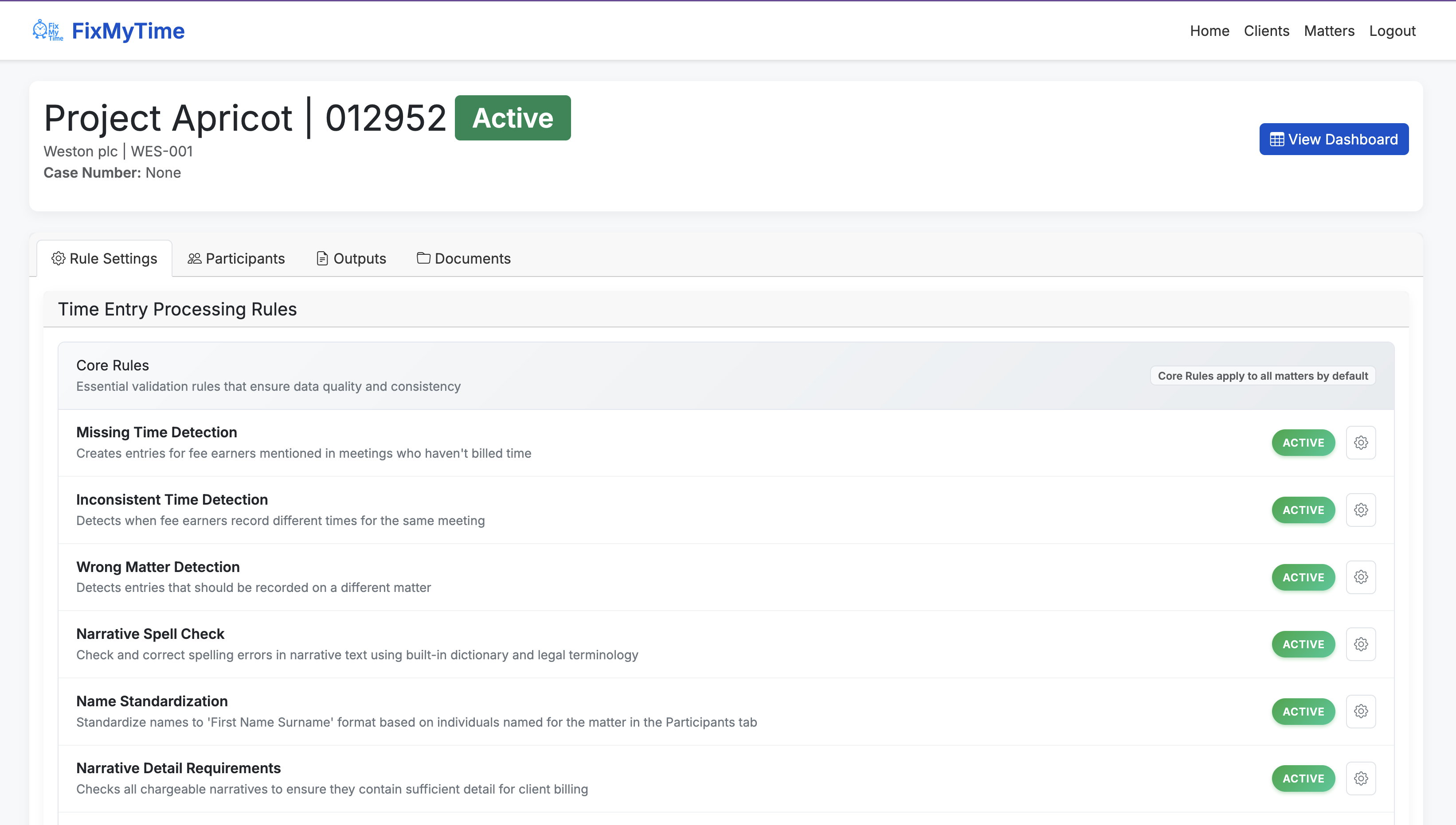 Clean, client-ready timesheets
